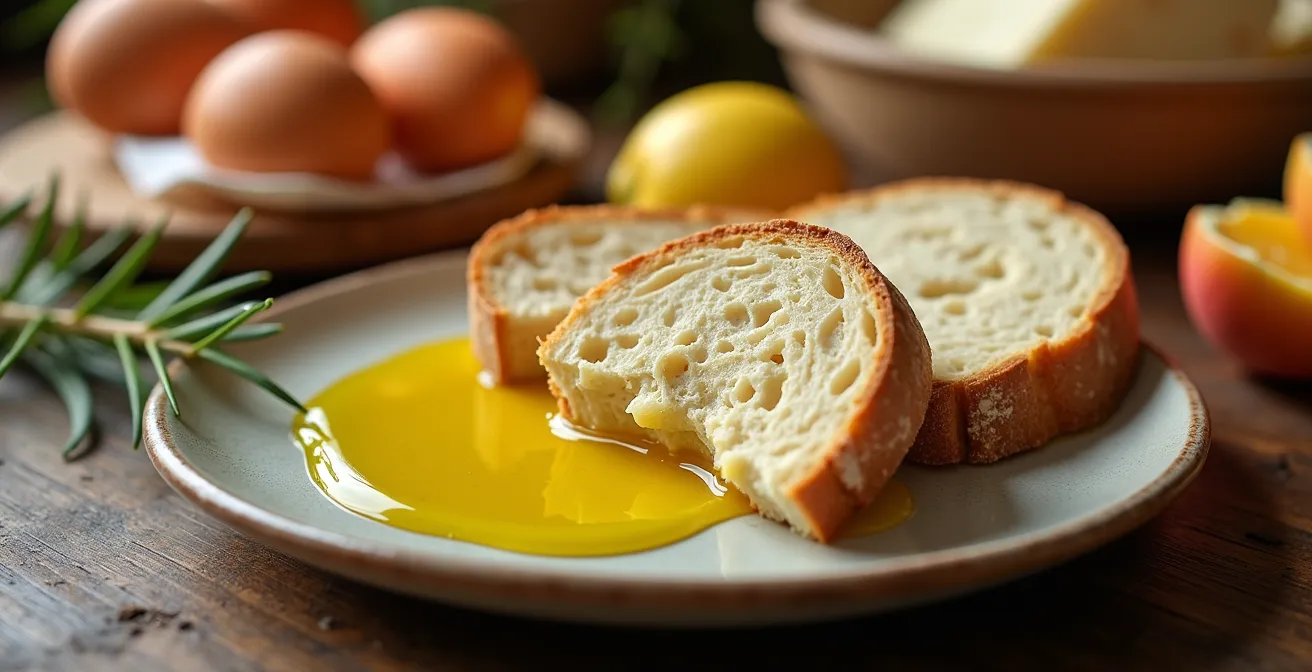 Mesa de desayuno tradicional en finca con productos locales frescos